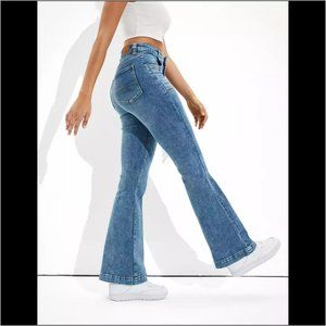 AE Ne(x)t Level Super High-Waisted Flare Jean
